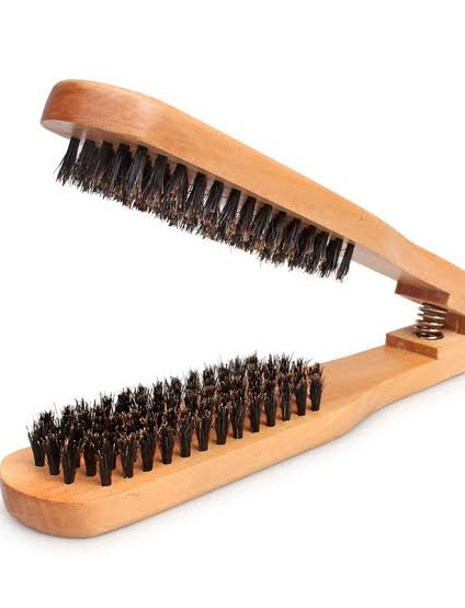 برس چوبی مخصوص کراتین و احیای مو (Wooden) حرفه‌ای - مالزی اصل