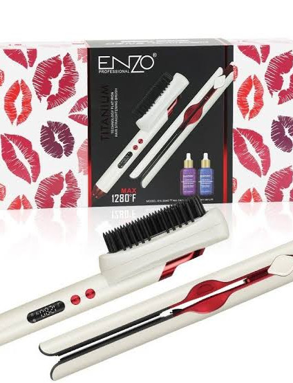 اتو و حالت‌دهنده‌ی مو حرفه ای انزو پروفیشینال مدل ENZO EN-3846