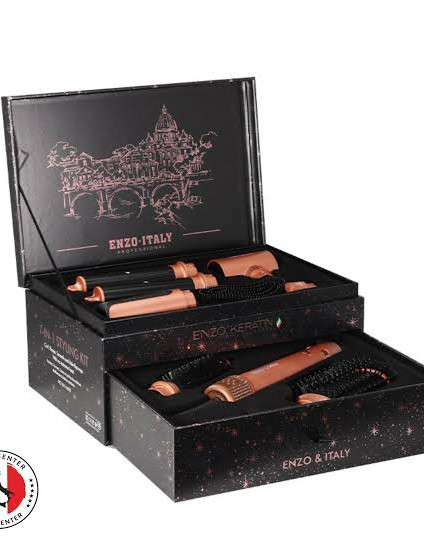 سشوار چرخشی حالت دهنده 1500 وات انزو پروفیشینال مدل EN-6603 7in1