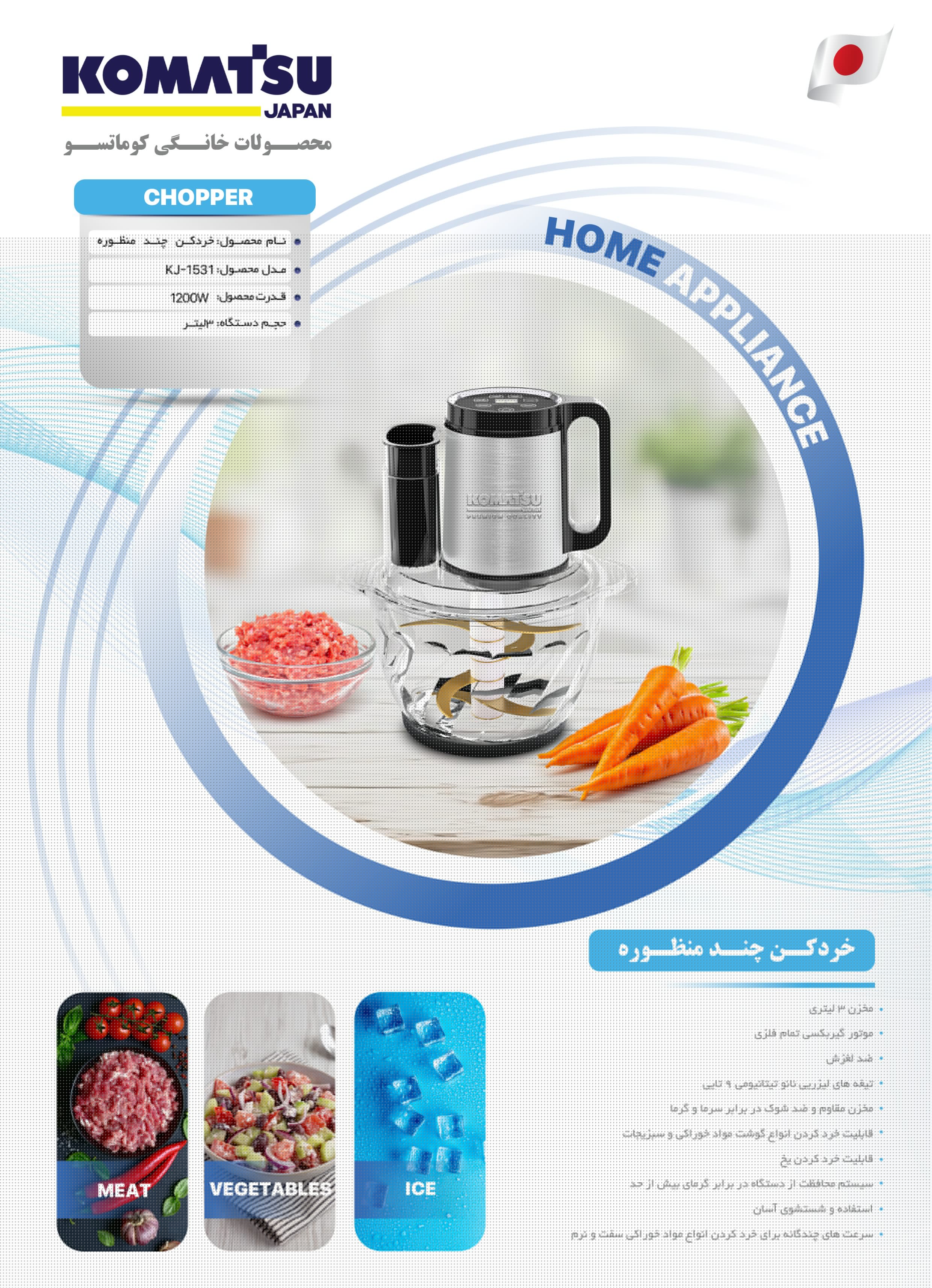 خردکن کوماتسو 1531