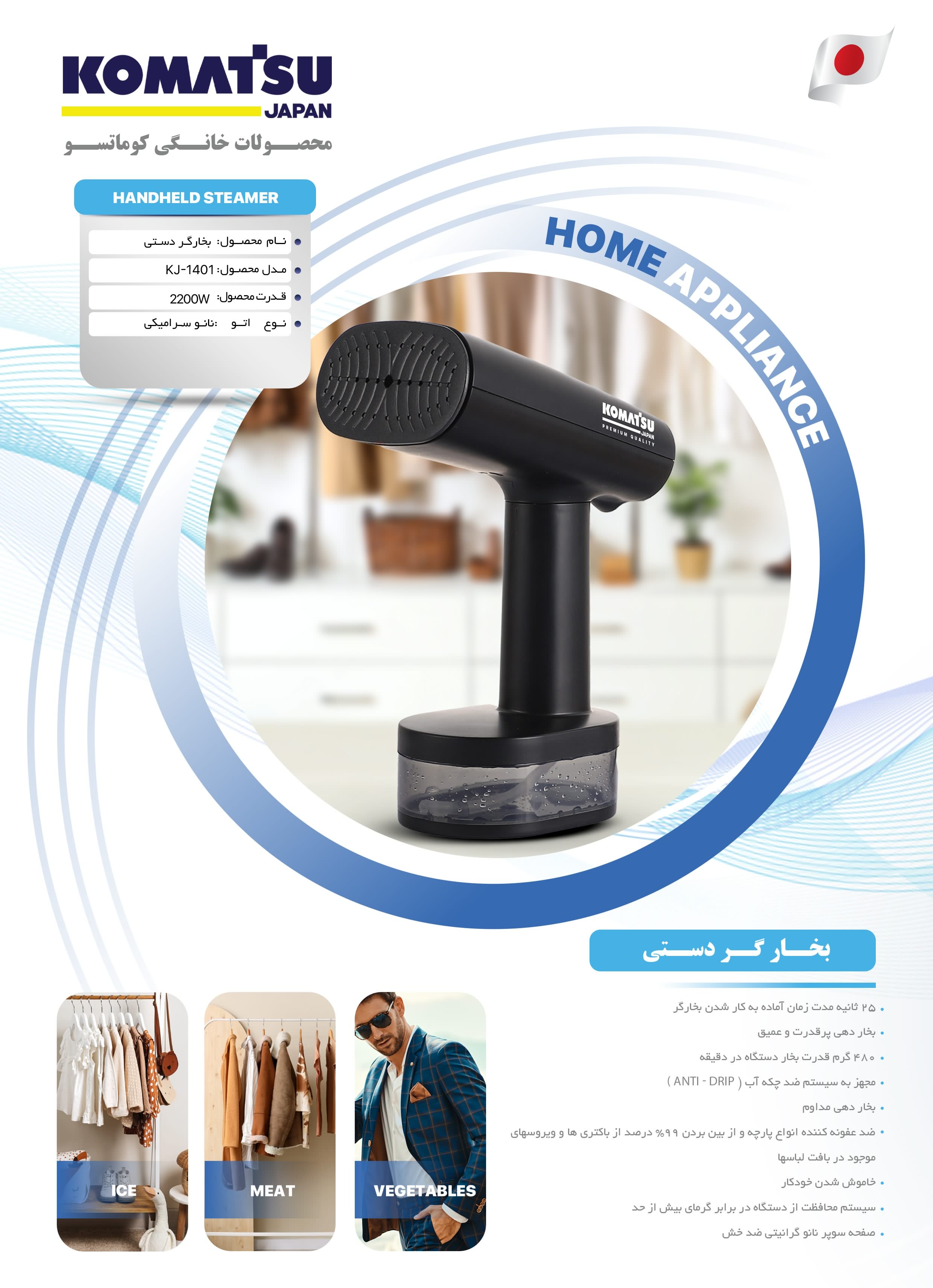 بخارگر کوماتسو ژاپن 1401